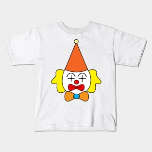 Clown - funny face. Kids T-Shirt